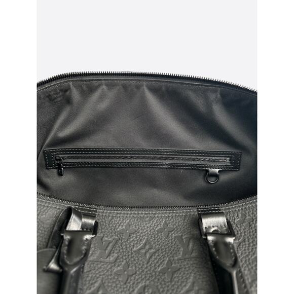 Louis Vuitton Black Taurillon Monogram Keepall 50 - Picture 7 of 7